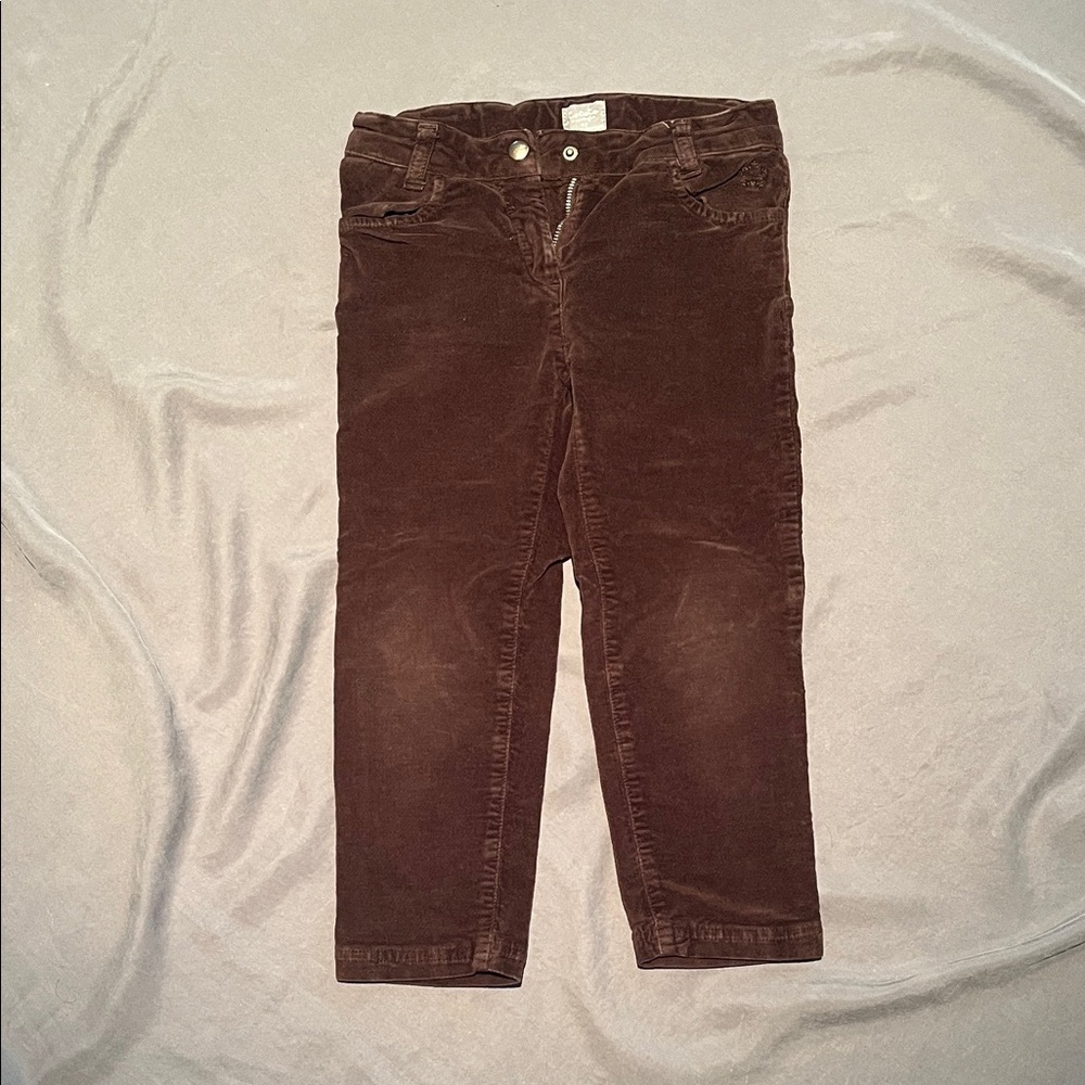 Tocoto Vintage Kids Brown Corduroy Pants